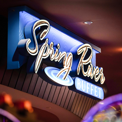 Buffet options at Downstream Casino